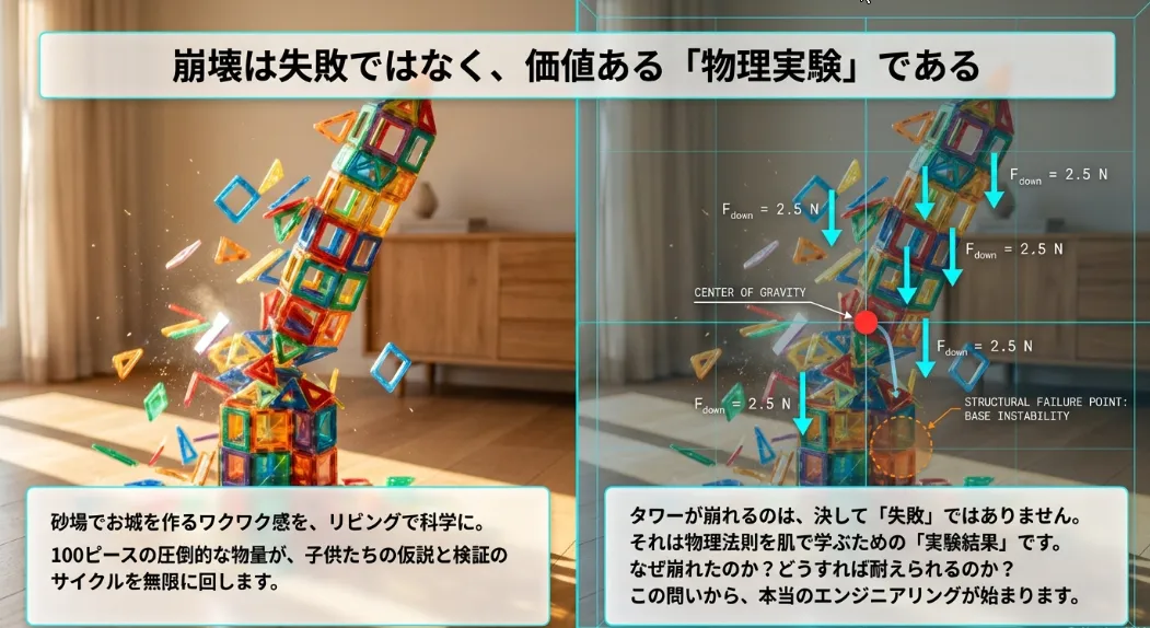 自重による崩壊を防ぐ「三角形（トラス構造）」の超高層タワー術