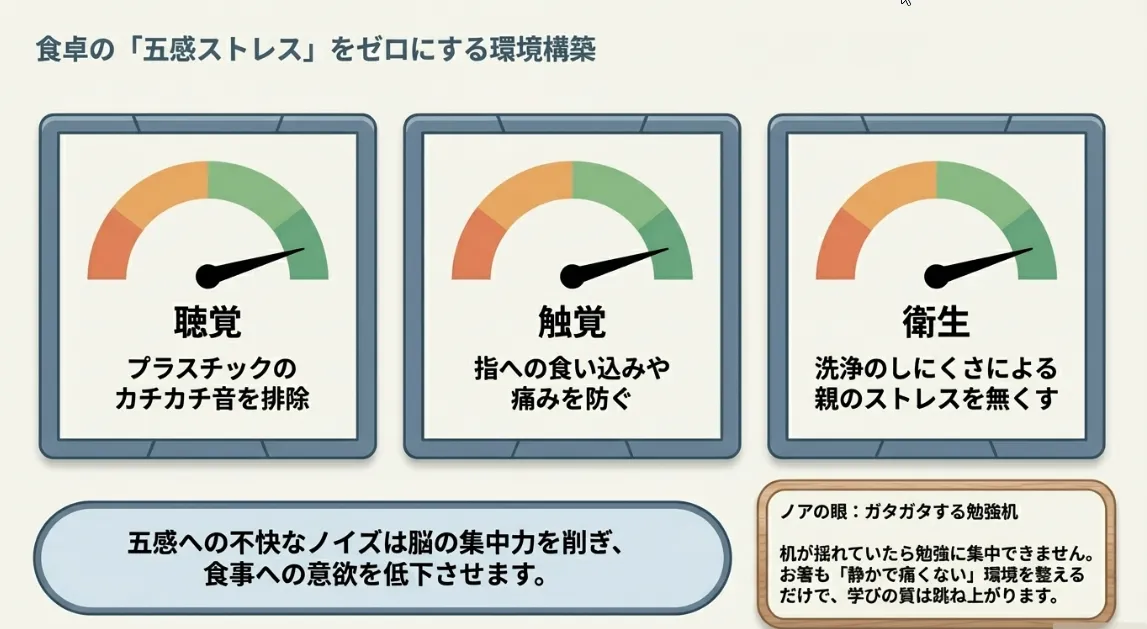 親子のストレスを解消！五感に優しい道具選びと環境づくり
