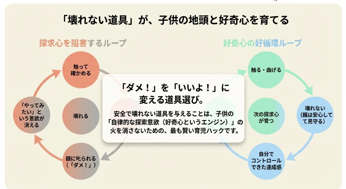 遊びの質をハック！「壊れない道具」が地頭を強くする