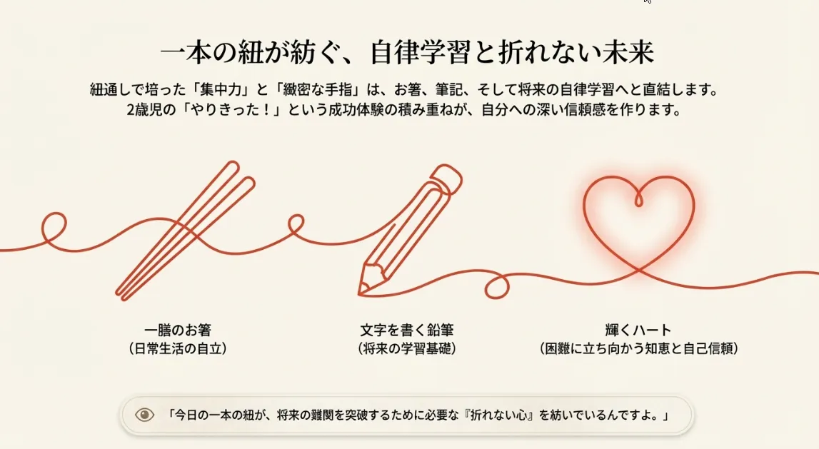 遊びは「生命の組織化」！一本の紐が子供の未来を紡ぐ