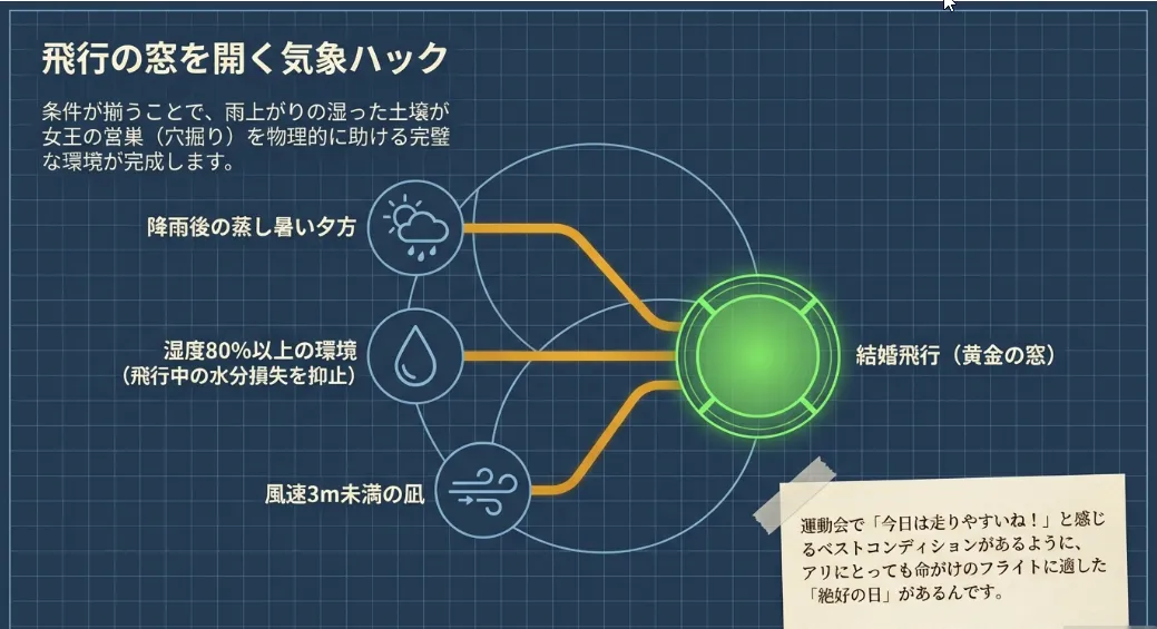 運ではなく「計算」で出会う！結婚飛行のアルゴリズム