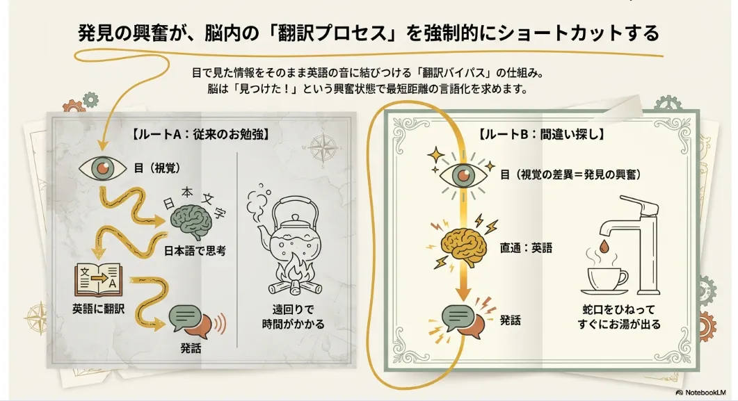 間違い探しこそ「英語で考える脳」を作る最強のスイッチ