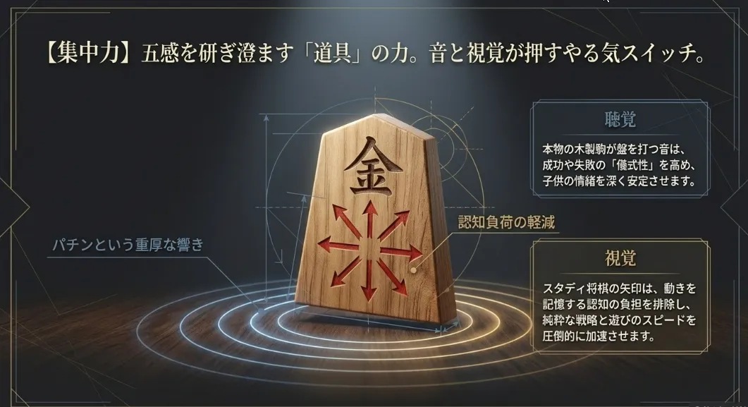 音と触感で成長をブーストする