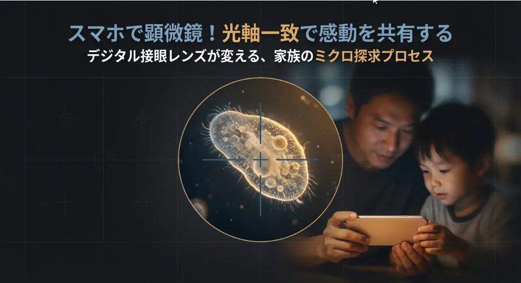 顕微鏡のスマホ撮影方法