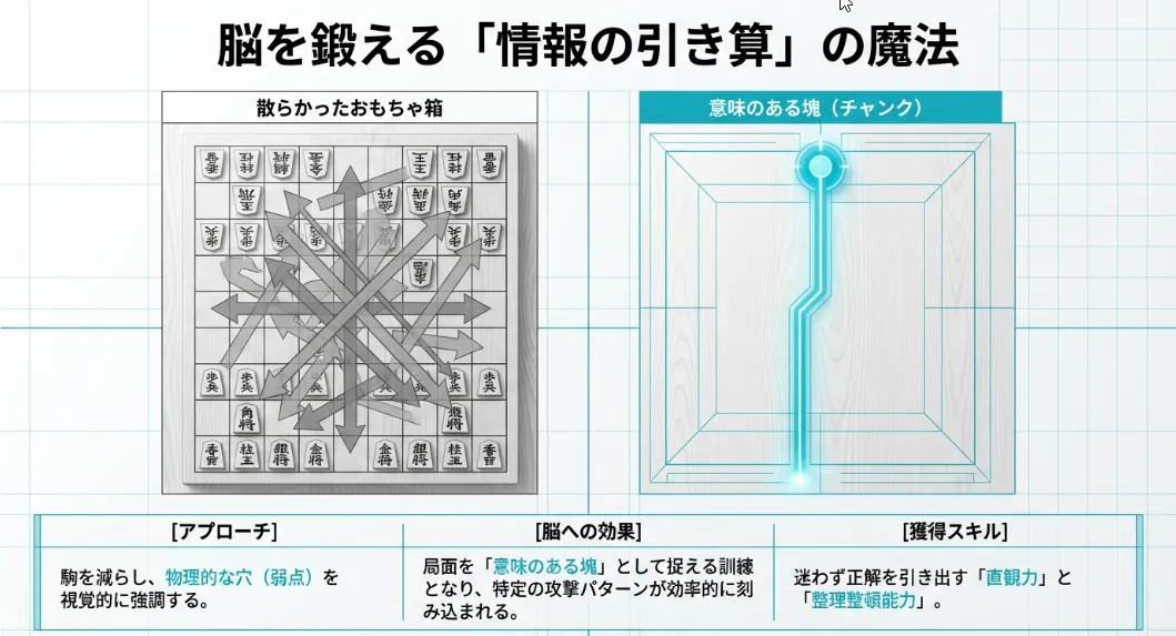 駒落ち最大の効果は「思考を整理するショートカット」